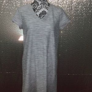 A heather grey dress